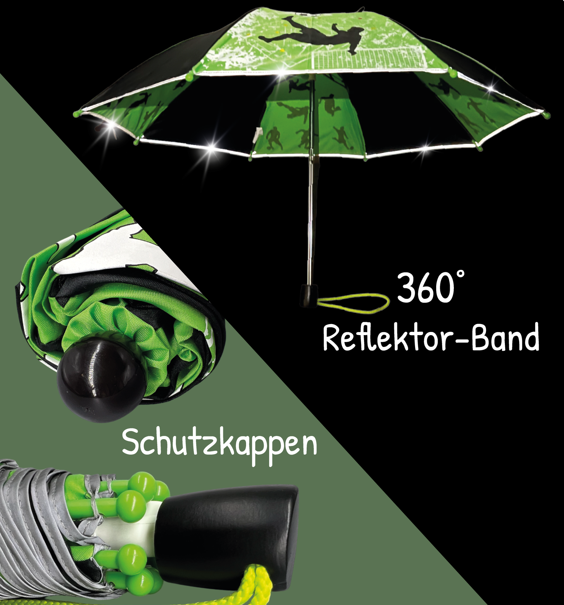 Magic Regenschirm Fussball 3D-4